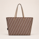 Striped Canvas Leather-Handle Tote Bag – Large Capacity Designer-Inspired Sunshine Tote for Everyday & Travel