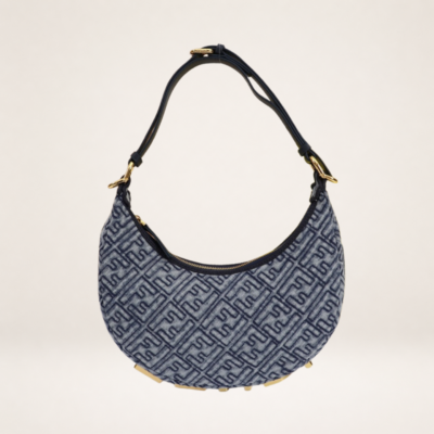 Mini Monogram Hobo Bag – Chic Crescent Shoulder & Crossbody Bag for Women, Everyday Luxury Style