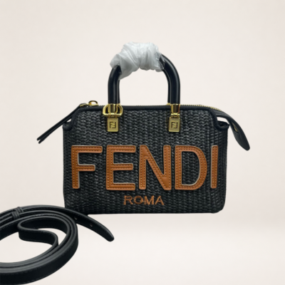 Woven Top Handle Crossbody Satchel Bag with Detachable Strap – Structured Mini Designer-Inspired Handbag