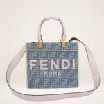 Luxury Monogram Canvas Small Structured Tote Bag with Top Handle & Adjustable Crossbody Strap