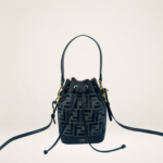 Mini Drawstring Bucket Bag – Luxury Monogram Canvas Crossbody & Top Handle Purse for Women